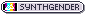 a pixel button that says "synthgender" with the associated flag.